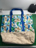 Sea Turtle and Seahorse Tote
