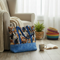 Playful Puppy Tote - Warm Indoor Setting